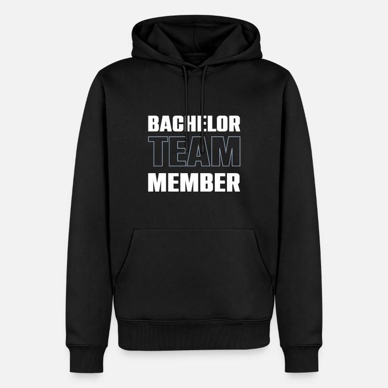Équipe Bachelor - Sweat à capuche Premium bio Homme - noir