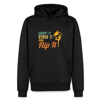 Fouettez-le, enlevez-le et jetez-le Flagguard G - Sweat à capuche Premium bio Homme - noir - Devant - Nico (187cm)