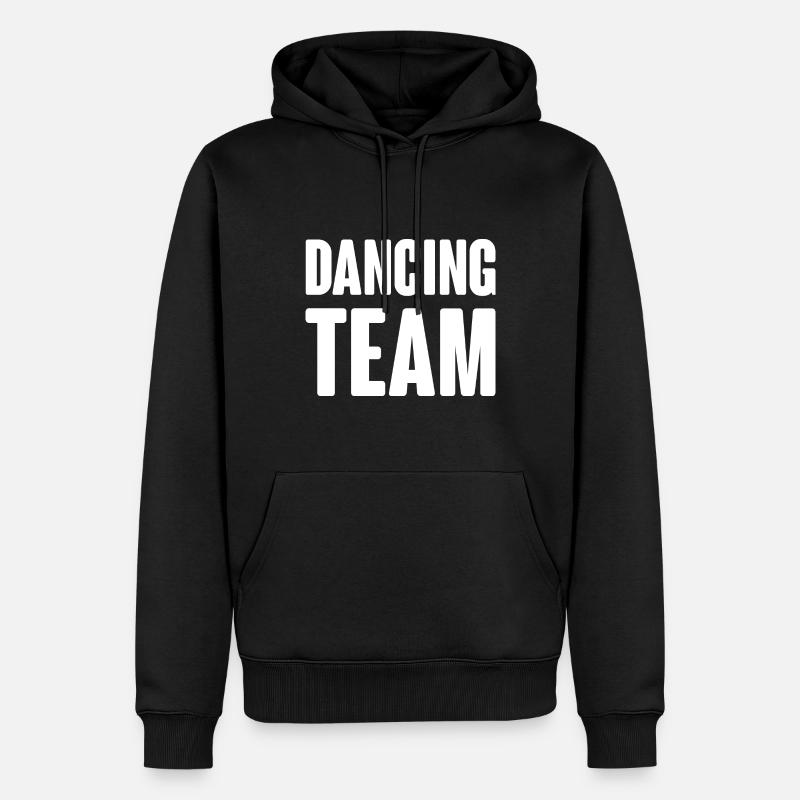 Équipe de danse - Sweat à capuche Premium bio Homme - noir