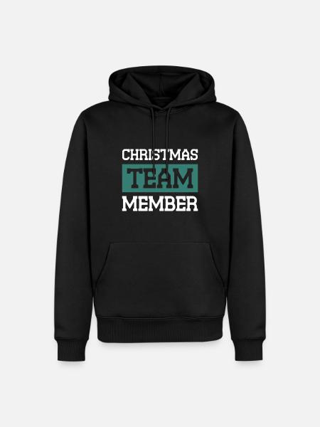 Christmas Team - Men’s Premium Organic Hoodie - black