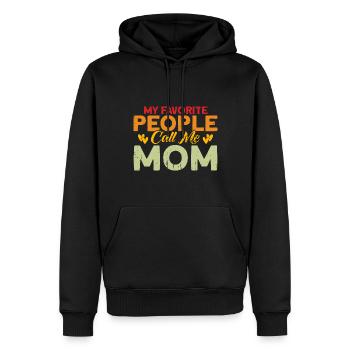 Großmutter Passende Familie Muttertag Geschenk - Männer Premium Bio Hoodie - Schwarz - Vorne - Nico (187cm)