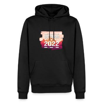 Outdoor 2022 - Men’s Premium Organic Hoodie - black - Front - Nico (187cm)