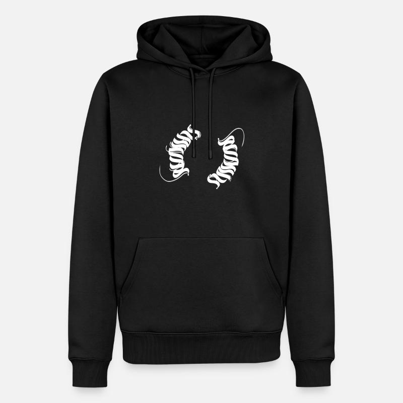 Salsa - Sweat à capuche Premium bio Homme - noir