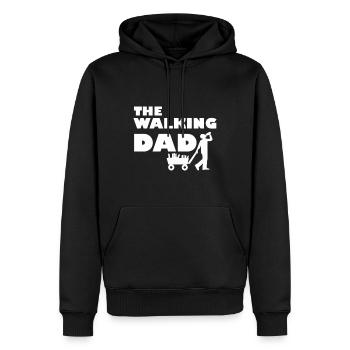 Vatertag Papa Dad Bier Vatertagstour Freund lustig - Männer Premium Bio Hoodie - Schwarz - Vorne - Nico (187cm)