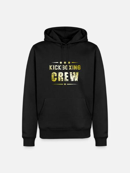 Kickboxing Crew - Men’s Premium Organic Hoodie - black