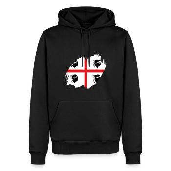 Sardinien Flagge Sardische Fahne Sardegna Fahne - Männer Premium Bio Hoodie - Schwarz - Vorne - Nico (187cm)