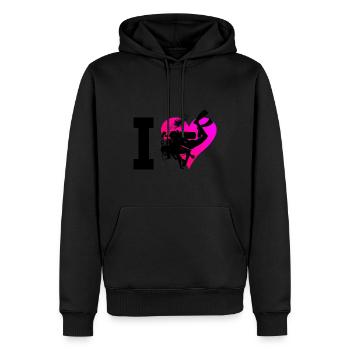 Diving Free Dive Men's Scuba Diver Diving - Men’s Premium Organic Hoodie - black - Front - Nico (187cm)