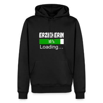 Erzieherin Ausbildung - Männer Premium Bio Hoodie - Schwarz - Vorne - Nico (187cm)