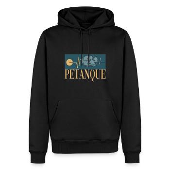 Petanque Petanque Geschenke für einen Petanque - Männer Premium Bio Hoodie - Schwarz - Vorne - Nico (187cm)