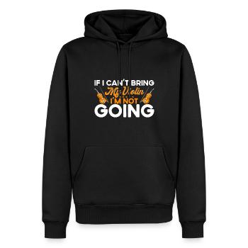 Orchester Geige Violine spielen Geschenk - Männer Premium Bio Hoodie - Schwarz - Vorne - Nico (187cm)