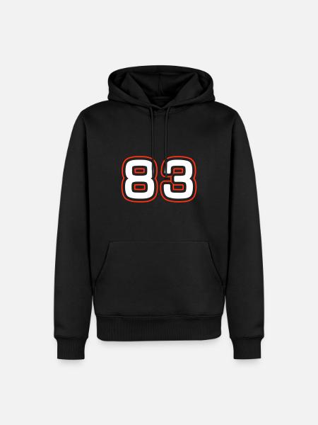 83 Symbole numérique - Sweat à capuche Premium bio Homme - noir