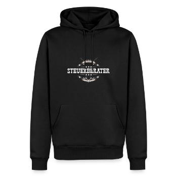 Steuerberater Beruf - Männer Premium Bio Hoodie - Schwarz - Vorne - Nico (187cm)