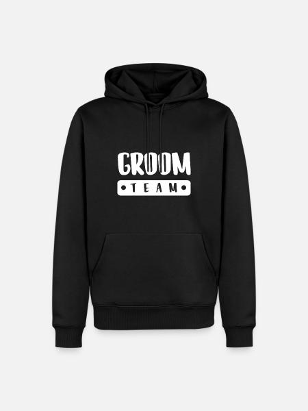 Groom Team - Men’s Premium Organic Hoodie - black