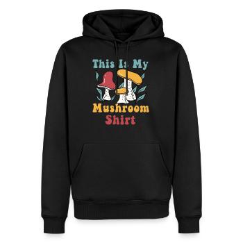 Lustiges Sprichwort zur Jagd auf - Männer Premium Bio Hoodie - Schwarz - Vorne - Nico (187cm)