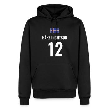 Fußball Sauf Trikot Island Mallorca Party Gruppen - Männer Premium Bio Hoodie - Schwarz - Vorne - Nico (187cm)