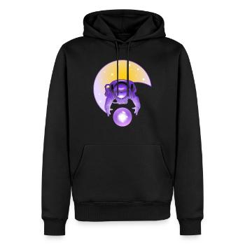 Exploring A New Galaxy - Men’s Premium Organic Hoodie - black - Front - Nico (187cm)