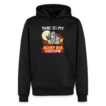 C’est mon costume de père effrayant drôle Halloween - Sweat à capuche Premium bio Homme - noir - Devant - Nico (187cm)