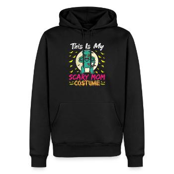C’est mon costume de maman effrayant drôle Halloween - Sweat à capuche Premium bio Homme - noir - Devant - Nico (187cm)