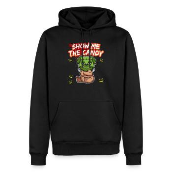 Show Me The Candy Halloween Costume Trick Or Treat - Männer Premium Bio Hoodie - Schwarz - Vorne - Nico (187cm)