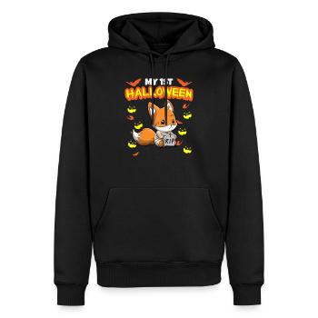 My First Halloween Scary Hallow's Eve Birthday - Männer Premium Bio Hoodie - Schwarz - Vorne - Nico (187cm)