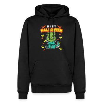 My First Halloween Scary Hallow's Eve Birthday - Männer Premium Bio Hoodie - Schwarz - Vorne - Nico (187cm)