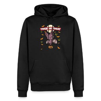 Trick Or Treat Scary Creepy Halloween Monster - Männer Premium Bio Hoodie - Schwarz - Vorne - Nico (187cm)