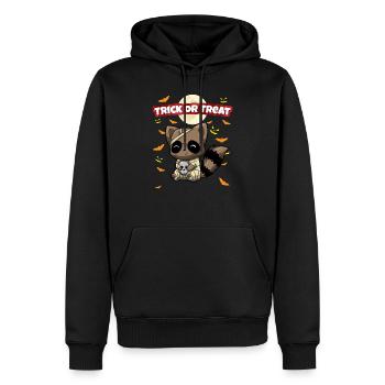 Trick Or Treat Scary Creepy Halloween Monster - Männer Premium Bio Hoodie - Schwarz - Vorne - Nico (187cm)