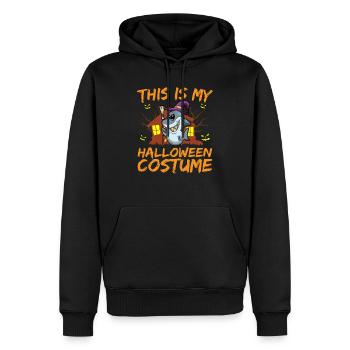 Animal effrayant et effrayant C’est mon costume d’Halloween - Sweat à capuche Premium bio Homme - noir - Devant - Nico (187cm)