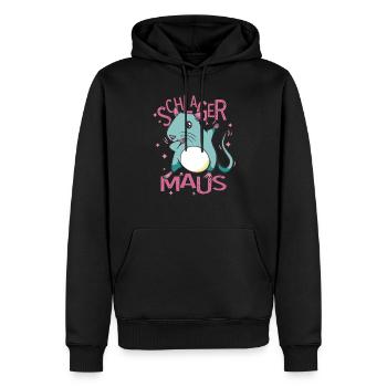 Schlagerparty Kostüm Schlager Schlagerabend - Männer Premium Bio Hoodie - Schwarz - Vorne - Nico (187cm)