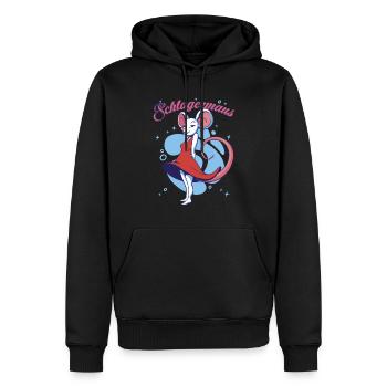 Schlagerparty Kostüm Schlager Schlagerabend - Männer Premium Bio Hoodie - Schwarz - Vorne - Nico (187cm)