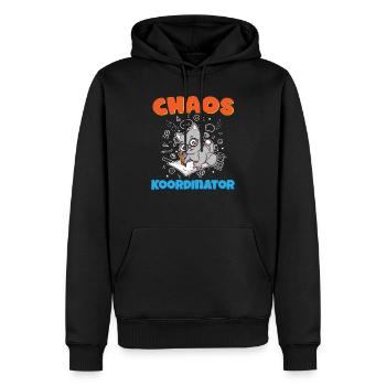Chaos Koordinator Erzieher Kindergarten Erzieherin - Männer Premium Bio Hoodie - Schwarz - Vorne - Nico (187cm)