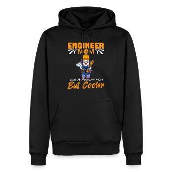 Engineer Mom Like A Regualr Mom But Cooler - Men’s Premium Organic Hoodie - black - Front - Nico (187cm)