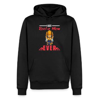 Best Roofer Mom Ever Roofing Crafts Mother - Männer Premium Bio Hoodie - Schwarz - Vorne - Nico (187cm)