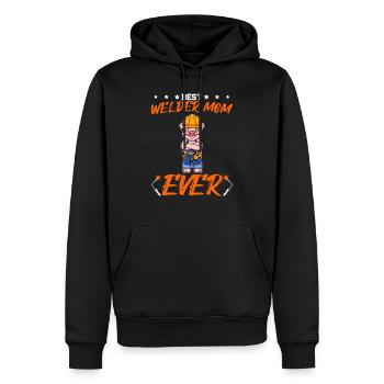 Best Welder Mom Ever Metal Work Crafts Mother - Männer Premium Bio Hoodie - Schwarz - Vorne - Nico (187cm)