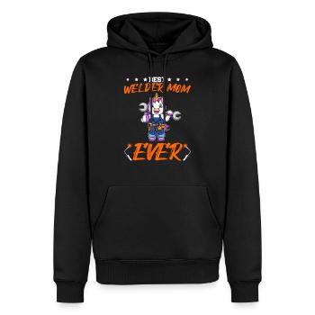 Best Welder Mom Ever Metal Work Crafts Mother - Männer Premium Bio Hoodie - Schwarz - Vorne - Nico (187cm)