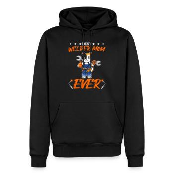 Best Welder Mom Ever Metal Work Crafts Mother - Männer Premium Bio Hoodie - Schwarz - Vorne - Nico (187cm)