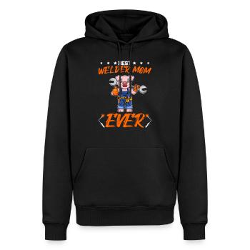 Best Welder Mom Ever Metal Work Crafts Mother - Männer Premium Bio Hoodie - Schwarz - Vorne - Nico (187cm)