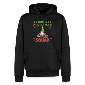 Family Matching Christmas Squad X-Mas Holidays - Männer Premium Bio Hoodie - Schwarz - Vorne - Nico (187cm)