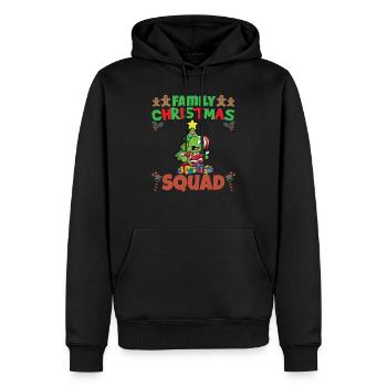 Family Matching Christmas Squad X-Mas Holidays - Männer Premium Bio Hoodie - Schwarz - Vorne - Nico (187cm)