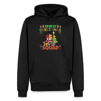 Family Matching Christmas Squad X-Mas Holidays - Männer Premium Bio Hoodie - Schwarz - Vorne - Nico (187cm)