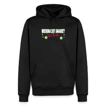 Weihnachtsmarkt Ultras Ugly Christmas Xmas Idee - Männer Premium Bio Hoodie - Schwarz - Vorne - Nico (187cm)