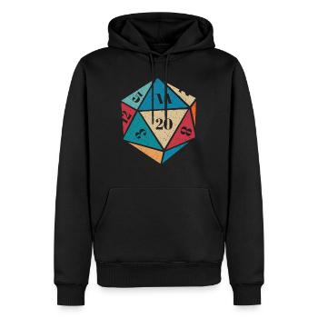 RPG-RPG-Tabletop-Rollenspiele Gamer-Rollenspiel - Männer Premium Bio Hoodie - Schwarz - Vorne - Nico (187cm)