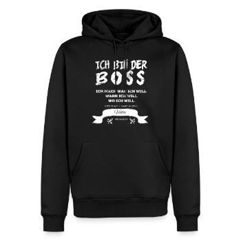 Witziger Spruch Viola - Männer Premium Bio Hoodie - Schwarz - Vorne - Nico (187cm)