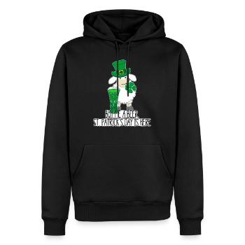Achetez-moi une bière, la Saint-Patrick est là - Sweat à capuche Premium bio Homme - noir - Devant - Nico (187cm)