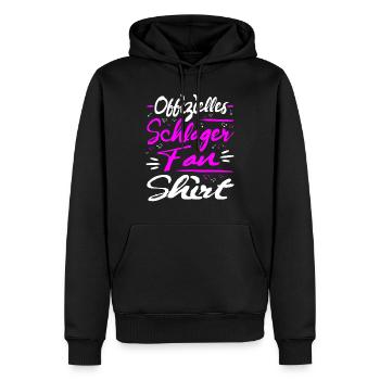 Offizielles Schlager Fan Shirt Schlagermusik - Männer Premium Bio Hoodie - Schwarz - Vorne - Nico (187cm)
