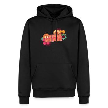 Team Schlager Schlagermusik Schlagerparty - Männer Premium Bio Hoodie - Schwarz - Vorne - Nico (187cm)