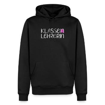 Klassenlehrerin Klasse Lehrerin Grundschullehrerin - Männer Premium Bio Hoodie - Schwarz - Vorne - Nico (187cm)