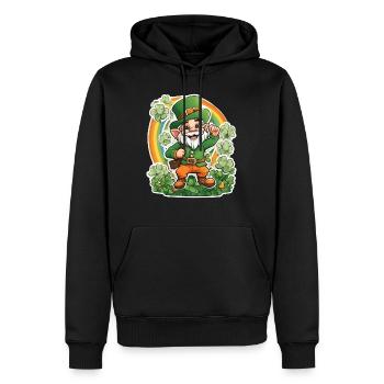 Heiliger Patrick 3 - Männer Premium Bio Hoodie - Schwarz - Vorne - Nico (187cm)