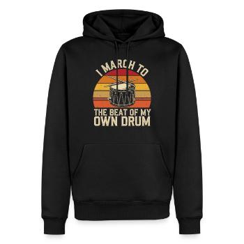 Creative freedom for musicians - Men’s Premium Organic Hoodie - black - Front - Nico (187cm)