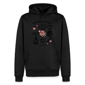 Romeo and Juliet - Men’s Premium Organic Hoodie - black - Front - Nico (187cm)